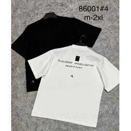 Футболка чоловіча молодіжна р-ри M-2XL (2кв) "PROSTOMEN" недорого гуртом від прямого постачальника