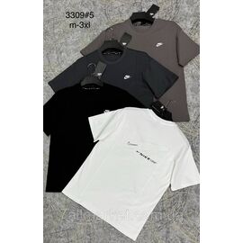 Футболка чоловіча молодіжна р-ри M-3XL (4 кв) "PROSTOMEN" недорого гуртом від прямого постачальника