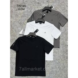 Футболка чоловіча молодіжна р-ри M-3XL (3 кв) "PROSTOMEN" недорого гуртом від прямого постачальника