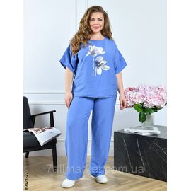 Костюм жіночий льон жатка батал 54,56,58,60 (9кв) "NOWEMBER" недорого від прямого постачальника