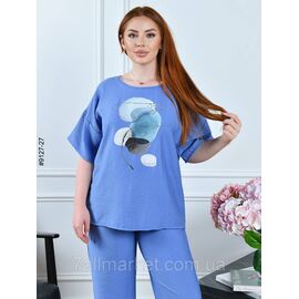 Костюм жіночий льон жатка напівбатал 50,52,54,56 (9кв) "NOWEMBER" недорого від прямого постачальника