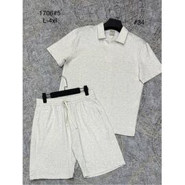 Костюм чоловічий із шортами р-ри L-4XL (4 кв) "PROSTOMEN" недорого від прямого постачальника