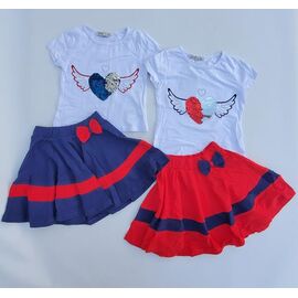 Фотография Костюм детский на девочку ML5333 red р.4-10 "Meloria" недорого оптом от прямого поставщика