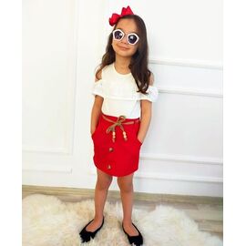 Фотография Костюм детский на девочку ML5334 red р.3-10 "Meloria" недорого оптом от прямого поставщика