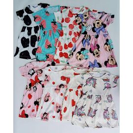 Фотография Платье детское лёгкое на девочку ML5406 white-pink р.2-8 "Meloria" недорого оптом от прямого поставщика