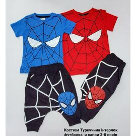 Фотография Костюм детский на мальчика ML5441 red р.3-8 "Meloria" недорого оптом от прямого поставщика