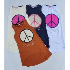 Фотография Туника детская лёгкая на девочку ML5470 white р.9-12 "Meloria" недорого оптом от прямого поставщика