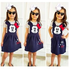 Фотография Костюм детский на девочку ML5493 navy р.3-10 "Meloria" недорого оптом от прямого поставщика