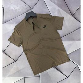 Футболка чоловіча 66767 khaki р.S-2XL "MACCALI" недорого оптом від прямого постачальника