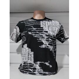 Футболка чоловіча 1743 black р.S-2XL "RING" недорого оптом від прямого постачальника