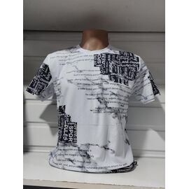 Футболка чоловіча 1744 white р.S-2XL "RING" недорого оптом від прямого постачальника