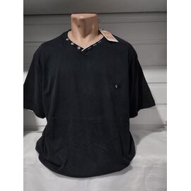 Футболка чоловіча 1767 black р.4XL-7XL "RING" недорого оптом від прямого постачальника