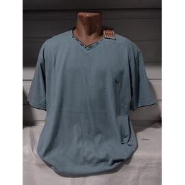 Футболка чоловіча 1770 l.blue р.4XL-7XL "RING" недорого оптом від прямого постачальника