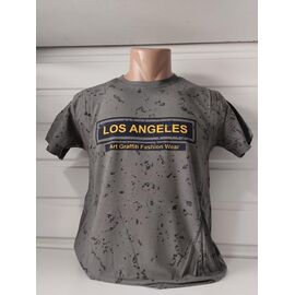 Футболка чоловіча 1791 grey р.S-2XL "RING" недорого оптом від прямого постачальника