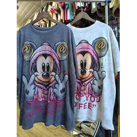 Фотография Футболка женская 6096 grey р.one size "QU STYLE" недорого оптом от прямого поставщика