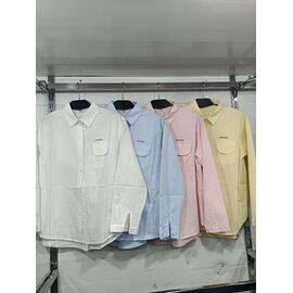 Фотография Рубашка женская 62016 pink р.one size "QU STYLE" недорого оптом от прямого поставщика