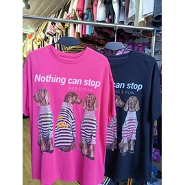 Фотография Футболка женская 6449 black р.one size "QU STYLE" недорого оптом от прямого поставщика