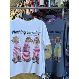 Фотография Футболка женская 6449 grey р.one size "QU STYLE" недорого оптом от прямого поставщика