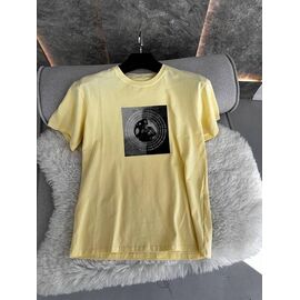 Фотография Футболка женская TR104 yellow р.one size "QU STYLE" недорого оптом от прямого поставщика