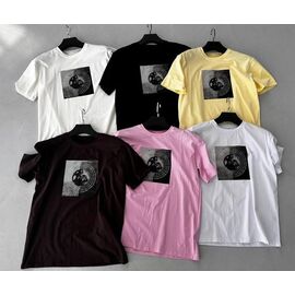 Фотография Футболка женская TR111 pink р.one size "QU STYLE" недорого оптом от прямого поставщика