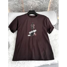 Фотография Футболка женская TR115 brown р.one size "QU STYLE" недорого оптом от прямого поставщика