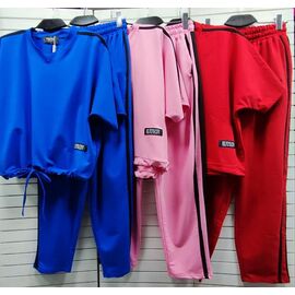 Фотография Костюм женский TR22 pink р.M-L "QU STYLE" недорого оптом от прямого поставщика