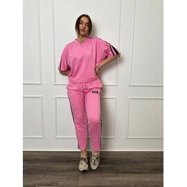 Фотография Костюм женский TR30 pink р.M-L "QU STYLE" недорого оптом от прямого поставщика