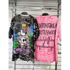 Фотография Футболка женская TR67 pink р.one size "QU STYLE" недорого оптом от прямого поставщика