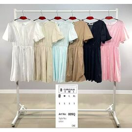 Фотография Платье летнее женское 009Q l.beige р.S-XL "BASE" недорого оптом от прямого поставщика