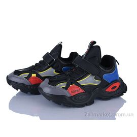 Фотография Кроссовки детские модные Весна/осень 555-3A (8 пар р.32-37) "Xifa kids" недорого оптом от прямого поставщика