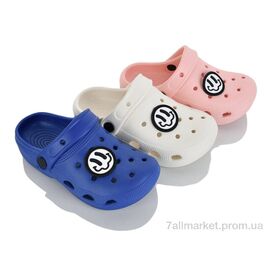 Фотография Кроксы детские летние Лето 1182-1 mix (12 пар р.24-29) "JH-ЯН" недорого оптом от прямого поставщика