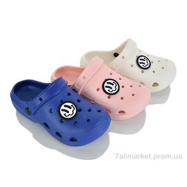 Фотография Кроксы детские летние Лето 1182-2 mix (12 пар р.30-35) "JH-ЯН" недорого оптом от прямого поставщика