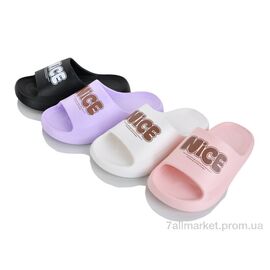 Фотография Шлепки женские облегченные Лето 5621 mix (12 пар р.36-41) "JH-ЯН" недорого оптом от прямого поставщика