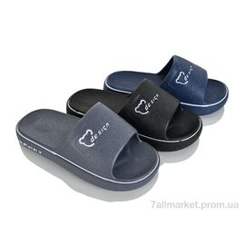 Фотография Шлепки мужские пляжные Лето 9203 mix (12 пар р.40-45) "JH-ЯН" недорого оптом от прямого поставщика