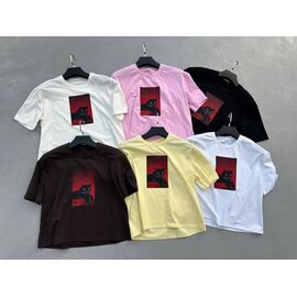 Фотография Футболка женская TR273 pink р.one size "QU STYLE" недорого оптом от прямого поставщика