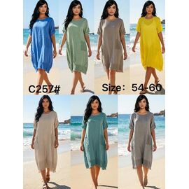 Фотография Платье летнее женское C257 mint р.54-60 "Kaffir Lily" недорого оптом от прямого поставщика