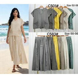 Костюм жіночий C501-583 yellow р.50-56 "Kaffir Lily" недорого оптом від прямого постачальника