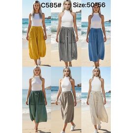 Фотография Юбка женская C585 grey р.50-56 "Kaffir Lily" недорого оптом от прямого поставщика