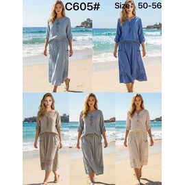 Костюм жіночий C605 grey р.50-56 "Kaffir Lily" недорого оптом від прямого постачальника