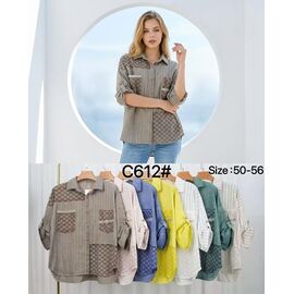 Сорочка жіноча C612 green р.50-58 "Kaffir Lily" недорого оптом від прямого постачальника