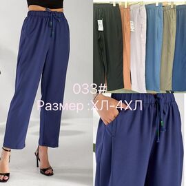 Штани жіночі літні 033 l.blue р.XL-4XL "Yafeier" недорого оптом від прямого постачальника