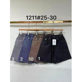 Шорти жіночі 1211-1 black р.25-30 "Yafeier" недорого оптом від прямого постачальника