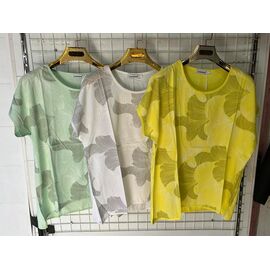 футболка жіноча 301 yellow р.XL-4XL "Yafeier" недорого оптом від прямого постачальника