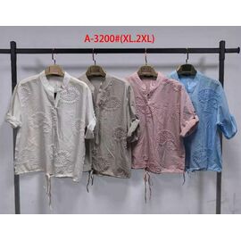 Сорочка жіноча 3200 mix р.XL-2XL "Yafeier" недорого оптом від прямого постачальника