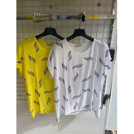 футболка жіноча 340 yellow р.XL-4XL "Yafeier" недорого оптом від прямого постачальника