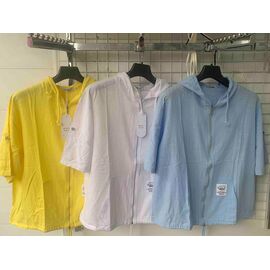 Сорочка жіноча літня 376-1 yellow р.XL-4XL "Yafeier" недорого оптом від прямого постачальника