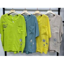 футболка жіноча 9600 l.green р.7XL-10XL "Yafeier" недорого оптом від прямого постачальника