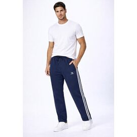 Штани спортивні чоловічі ZW1475 navy р.S-2XL "Zalov" недорого оптом від прямого постачальника