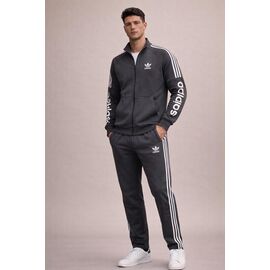 Костюм спортивний чоловічий ZW1528 d.grey р.46-54 "Zalov" недорого оптом від прямого постачальника