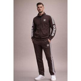 Костюм спортивний чоловічий ZW1531 brown р.46-54 "Zalov" недорого оптом від прямого постачальника